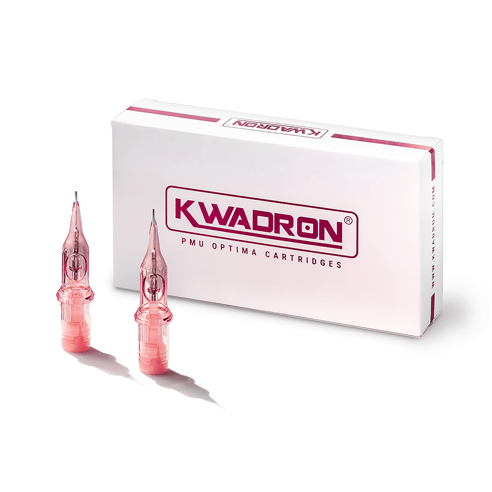 KWADRON PMU Optima cartridge box packaging for 3 Round Liner needles