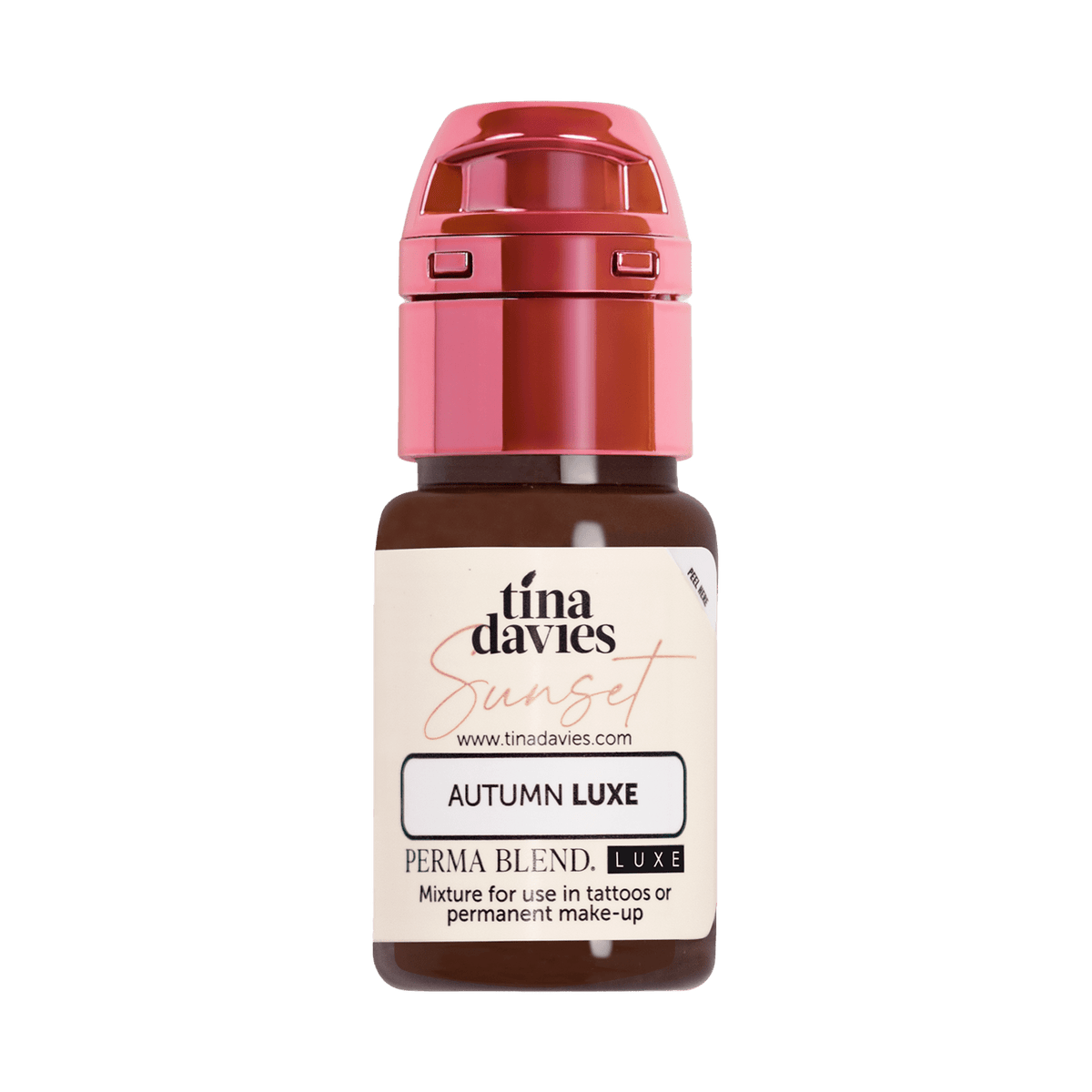 Perma Blend Luxe PMU Ink - Tina Davies Sunset Brow Collection - Complete Set of 4x15ml - The Perma