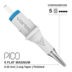 Vertix Pico 5 Magnum Flat PMU cartridge needle, single piece